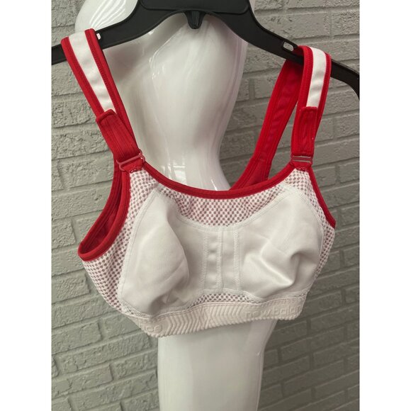 New Balance Women Red Sports Bra Size 32D - Picture 8 of 11